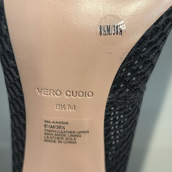 BCBGMaxAzria Mesh Ma-Kassia Black Stilletto Size 8.5 M - Picture 14 of 15